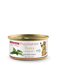 DALLA GRANA PURA NATURA  STERILIZZATI  TROTA E ERBA GATTA...