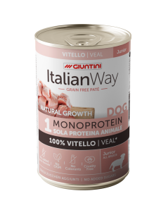 ItalianWay Dog Puppy grain free monoproteico pate' al...