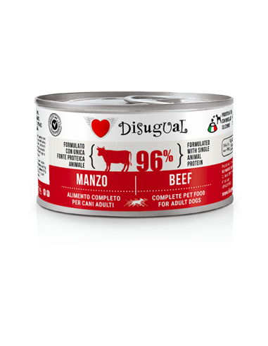Disugual cane monoproteico al manzo 150 gr