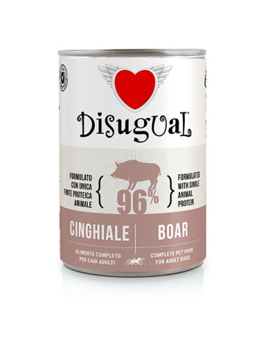Disugual cane monoproteico al cinghiale 400 gr
