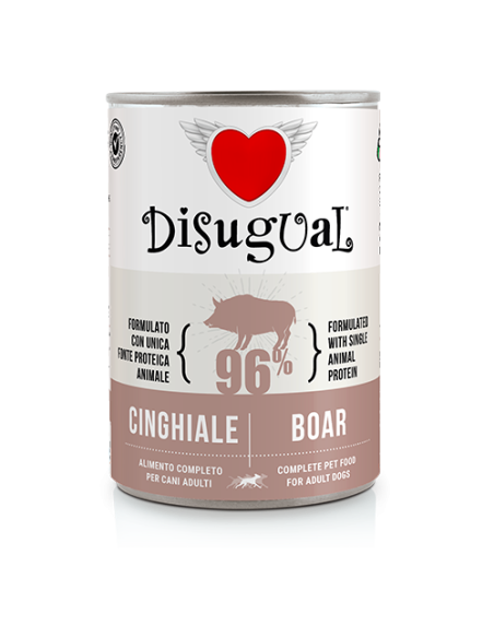 Disugual cane monoproteico al cinghiale 400 gr