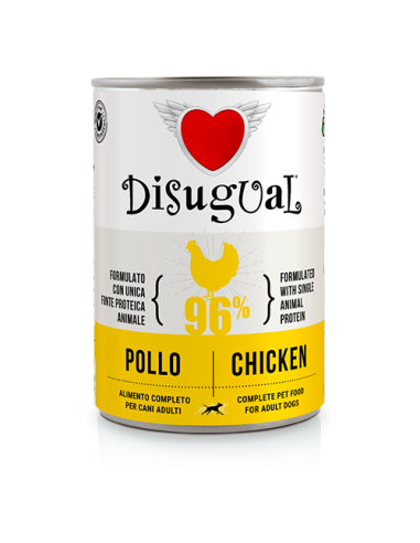 Disugual cani monoproteico al pollo 400 gr