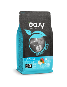 Oasy Dog Grain Free Adult Small/Mini Pesce 800 GR
