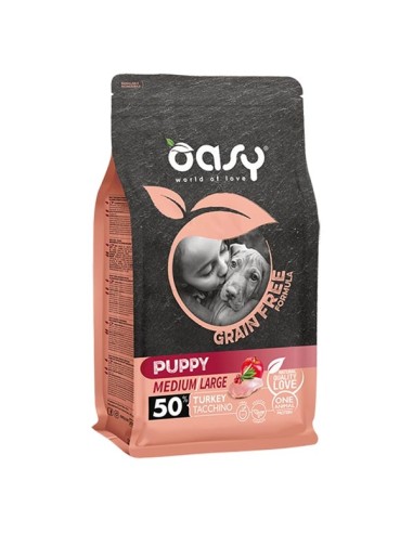 Oasy  Grain Free Puppy Medium & Large con...