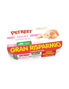 Petreet tonno rosa e fagiolini Adult Cat a06 multipack 6x...