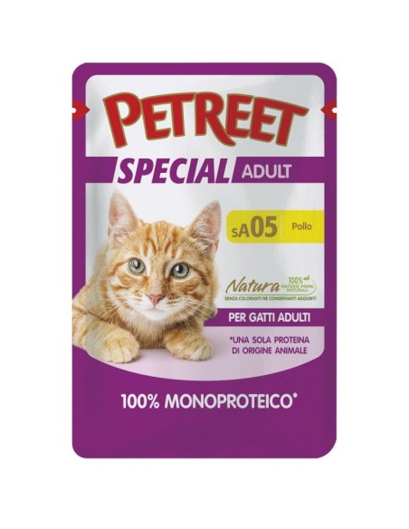 Petreet Special Adult SA05 100% Monoproteico Bustina al Pollo 70 gr
