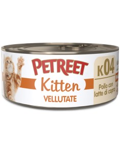 Petreet  Vellutate k4 Kitten con Pollo e Latte di Capra...