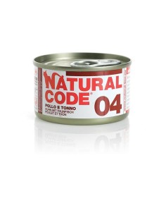 Natural Code  adult cat 04 tonno e pollo 85 gr