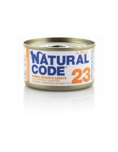 Natural Code  adult cat jelly 23 tonno ,patate e carote...