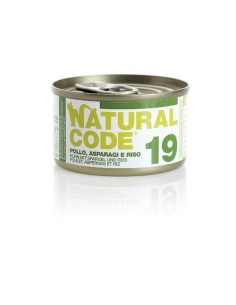 Natural Code adult cat 19 pollo,asparagi e riso 85 gr