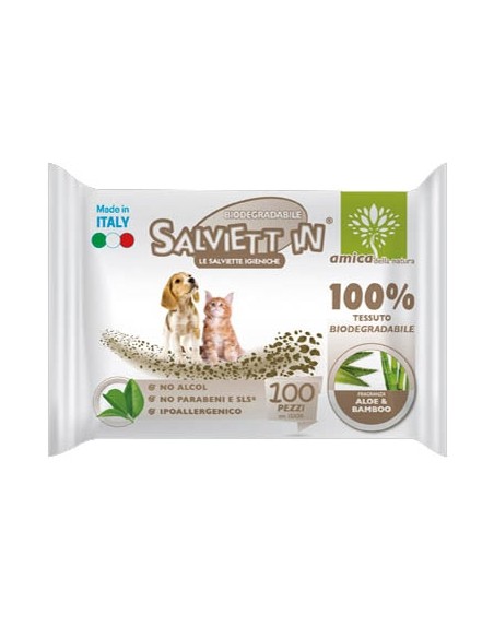 Digma salviette biodegradabili XXL aloe e bamboo 100 pz