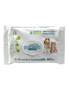Digma salviette biodegradabili XXL te' verde e camomilla...