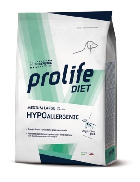 Prolife diet dog hypoallergenic medium-large 2 Kg