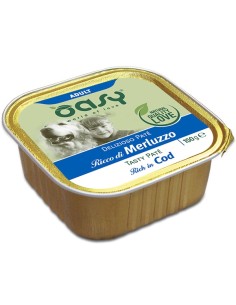 Oasy  Delizioso Paté grain free Ricco di merluzzo 150 gr