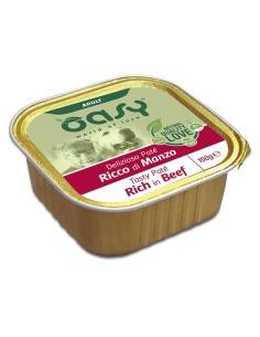 Oasy  Delizioso Paté grain free Ricco di manzo 150 gr