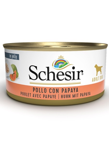 Schesir dog filetto di pollo con papaya in Gelatina 150 gr