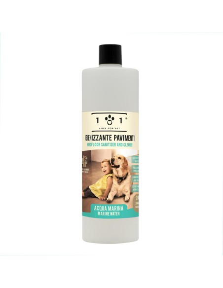 Linea 101 Igienizzante Pavimenti Acqua Marina 1 lt