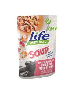 Life Pet Care Life Cat Natural Soup Tonno Con Gamberetti...