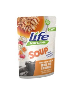 Life Pet Care  Life Cat Natural Soup Tonno Con Salmone In...