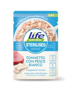 Life Pet Care  Life Cat Sterilised Mousse Tonnetto con...