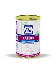 Vet Line Salute cani adulti  Pesce e patate 400 gr