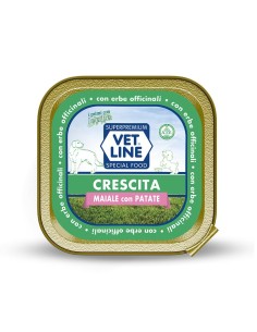 Vet Line Crescita cani maiale e patate 150 gr