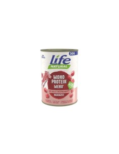 Life Dog Patè Umido per Cani Monoproteico Manzo 400g