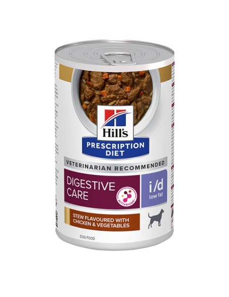Hill's  Prescription Diet i/d Low Fat Spezzatino con Pollo e Verdure 354 gr