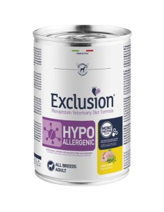 Exclusion Diet Hypoallergenic Quaglia e Piselli 400 gr