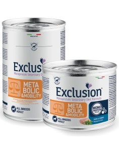 Exclusion  Diet Metabolic & Mobility Maiale e Riso 400 gr
