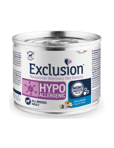 Exclusion diet formula hypoallergenic pesce e patate 200 gr