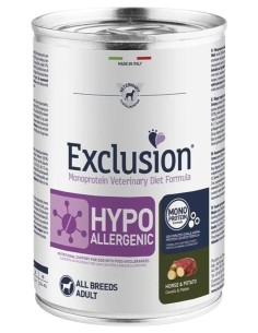 Exclusion  Diet Hypoallergenic Cavallo e Patate 400 gr