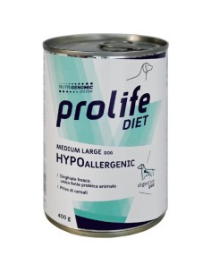 Prolife  Diet Dog Hypoallergenic Medium Large Cinghiale...