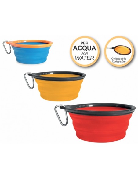 Camon  Ciotola Pieghevole in Silicone per Acqua diam.14.8x750 ml