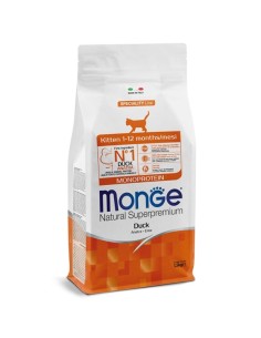 Monge Natural Superpremium Monoprotein Kitten Anatra 400 gr