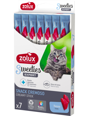 Zolux snack sweeties gatto con tonno 7x14 gr