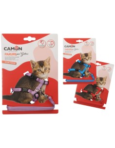 Camon parure gattini pettorina con guinzaglio 200/300 - 250/400 mm guinz. 8 x 1200 mm DG005/A