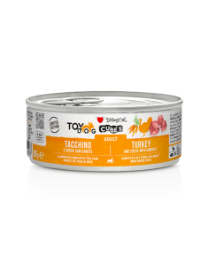 Disugual cubes adult toydog con tacchino ,speck e carote 85 gr