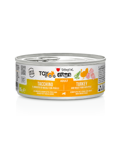 Disugual cubes adult toydog con Tacchino arrosto di maiale e piselli 85 gr