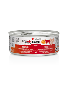 Disugual cubes adult toydog con manzo con arrosto di pollo e zucca 85 gr