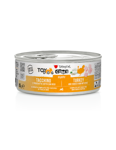 Disugual cubes puppy toydog con tacchino,prosciutto cotto con riso 85 gr
