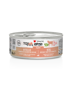 Disugual cubes puppy toydog con tacchino,prosciutto cotto con riso 85 gr