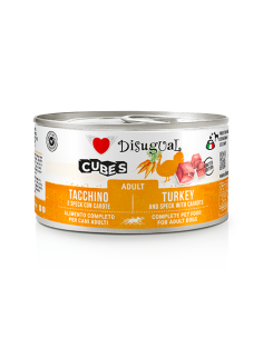 Disugual cubes adult con tacchino,speck e carote 150 gr