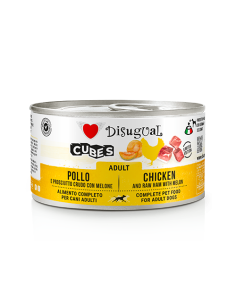 Disugual cubes adult con pollo,prosciutto crudo e melone 150 gr