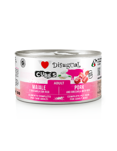 Disugual cubes adult con maiale,bresaola e riso 150 gr