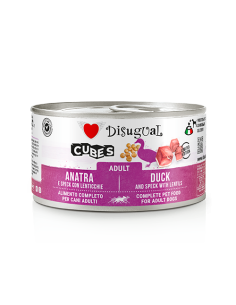 Disugual cubes adult con anatra,speck e lenticchie 150 gr
