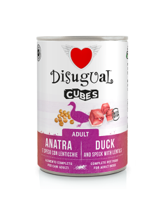 Disugual cubes adult con anatra,speck e lenticchie 400 gr