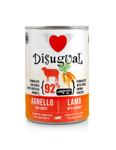 Disugual adult monoproteico 92% verdure 4 % con agnello e...