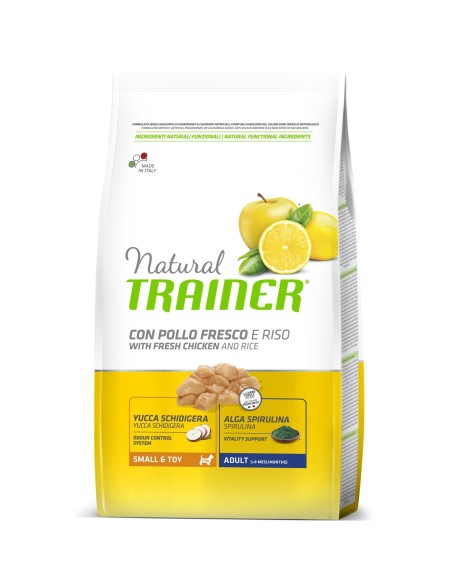 Trainer Natural Dog Mini & Toy Adult Pollo e Riso 800 gr