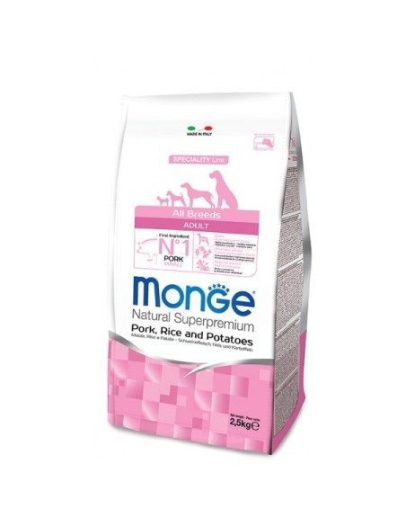 Monge  All Breeds Adult con Maiale Riso e Patate da 2.5 Kg